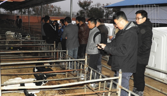 09 圖為國家藥典委員會一行調(diào)研臨泉縣王氏牧業(yè)有限公司。（記者 蔣守福 攝）.JPG