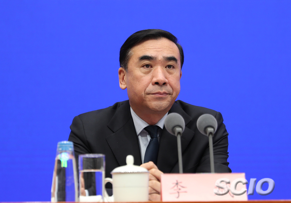 國家衛(wèi)生健康委員會副主任李斌（劉健 攝）