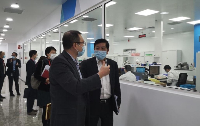 上海市藥監(jiān)局一行走訪調(diào)研企業(yè)