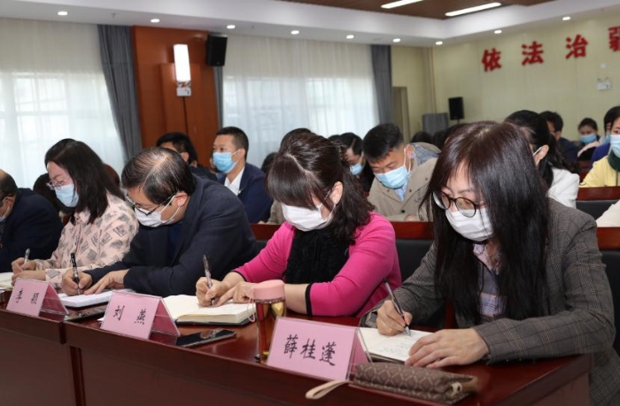 圖為會(huì)議現(xiàn)場。（馬少賓 攝）