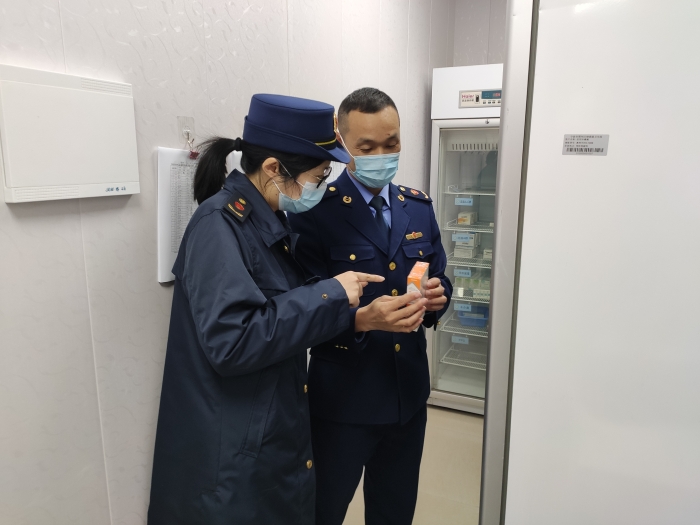 圖為檢查現(xiàn)場。