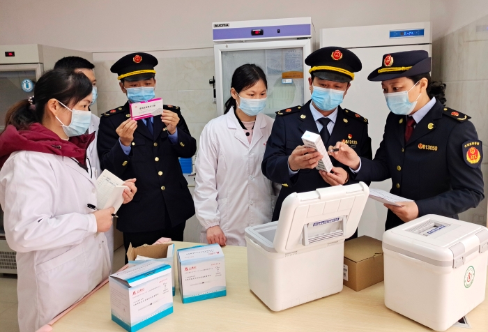 圖為檢查現(xiàn)場。