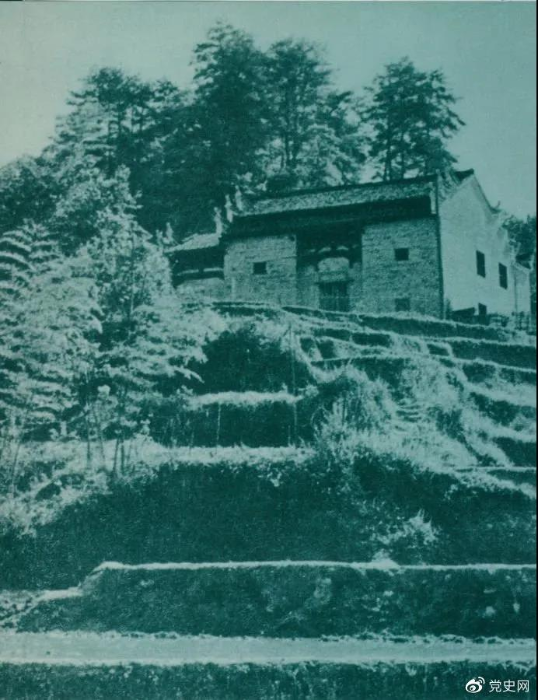 1928年5月，湘贛邊界工農(nóng)兵蘇維埃政府在寧岡茅坪成立。圖為湘贛邊界工農(nóng)兵蘇維埃政府舊址。