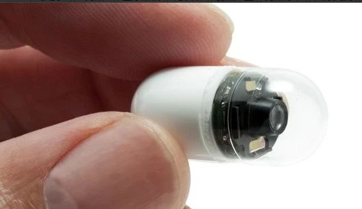 圖為膠囊胃鏡。