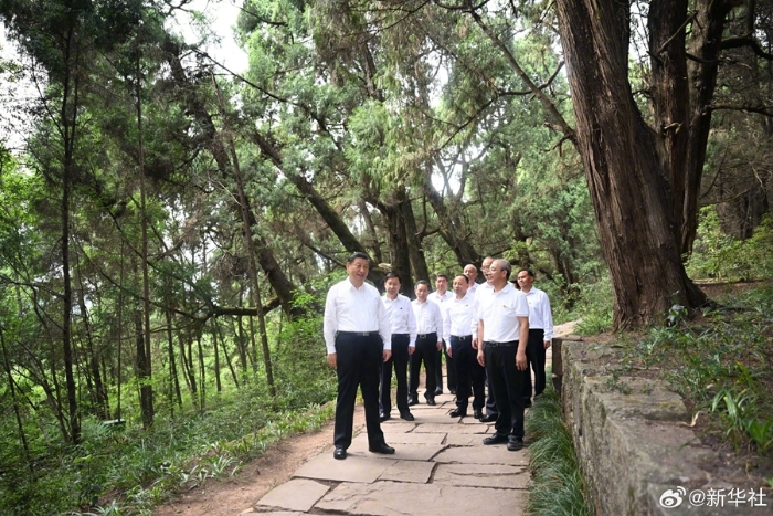 習近平在四川考察調研