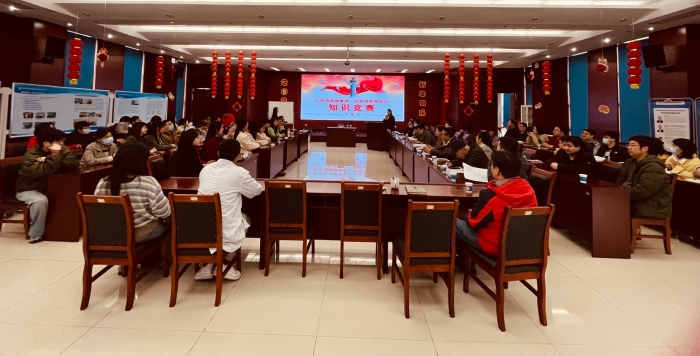 圖為知識競賽比賽現(xiàn)場。