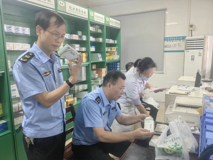 圖為檢查現場。