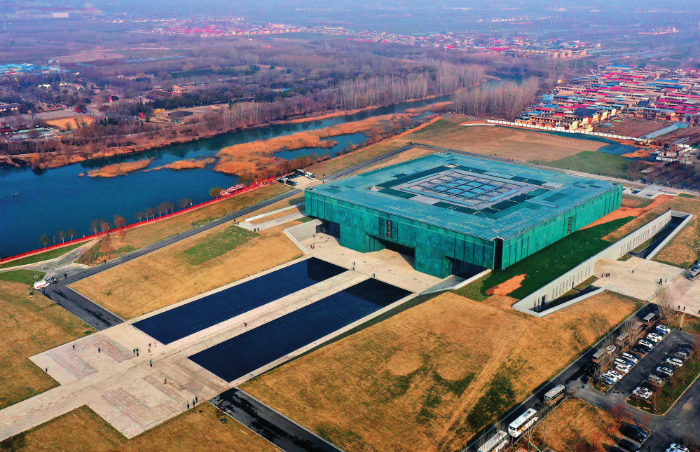 位于河南省安陽市的殷墟博物館新館（2024年2月26日攝）。李安攝/本刊